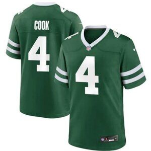 Mens Kids Youths Brady Cook Green Vapor Stitched Jersey